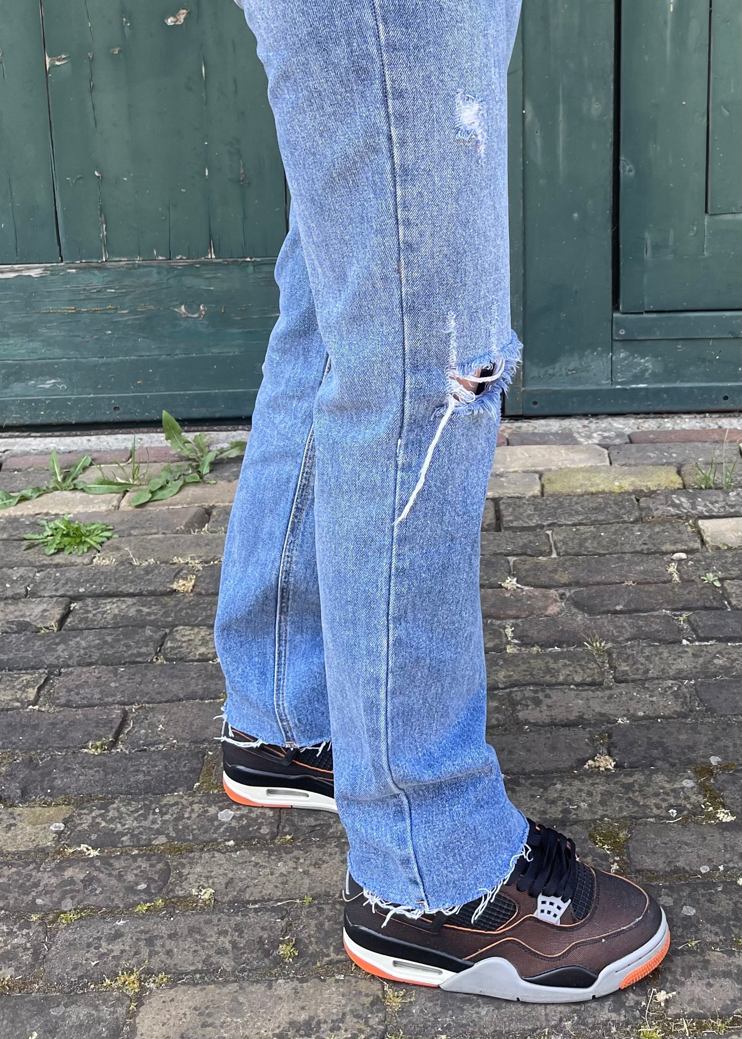 Straight leg jeans