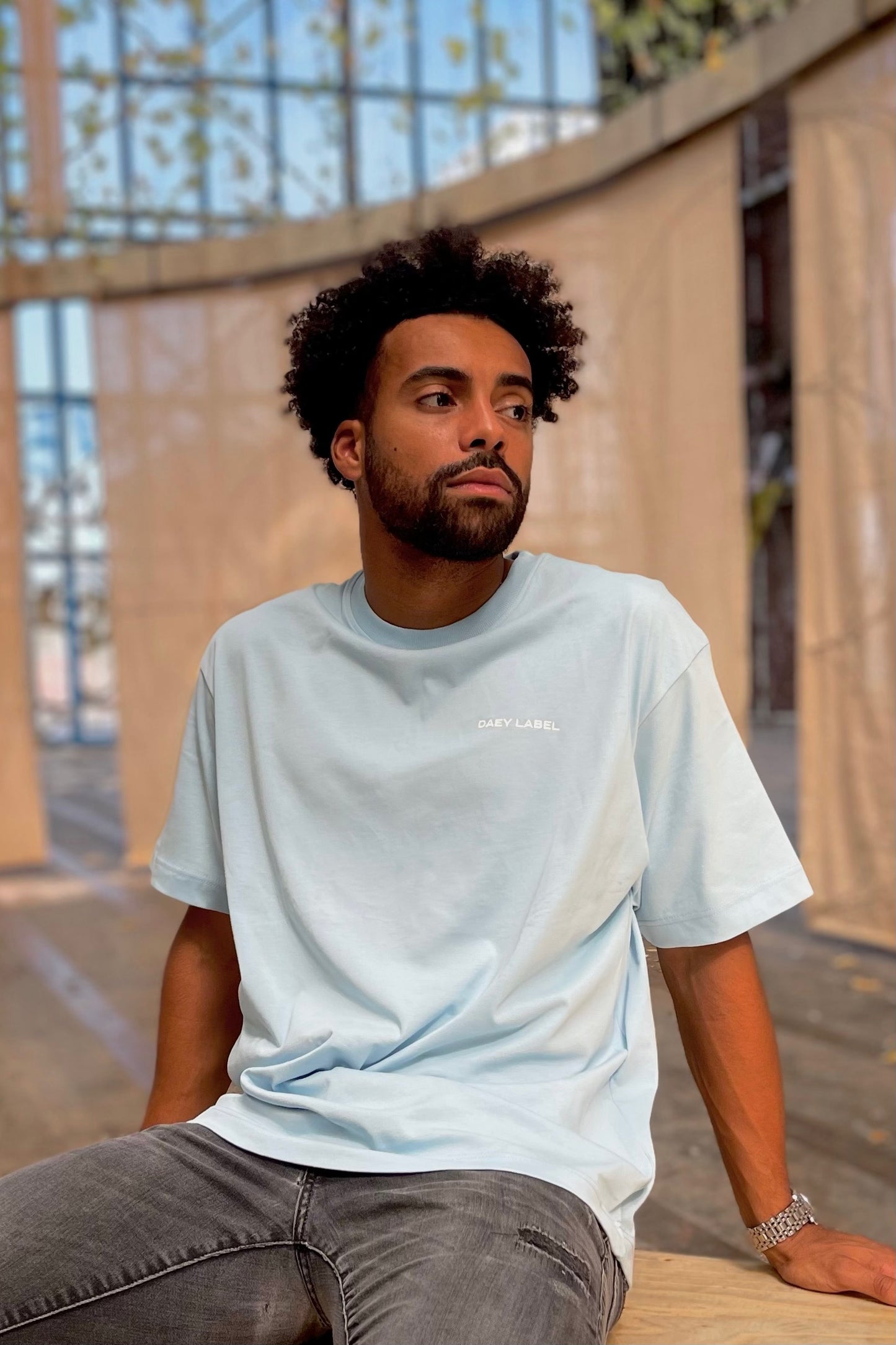 Oversized T-Shirt Baby Blue