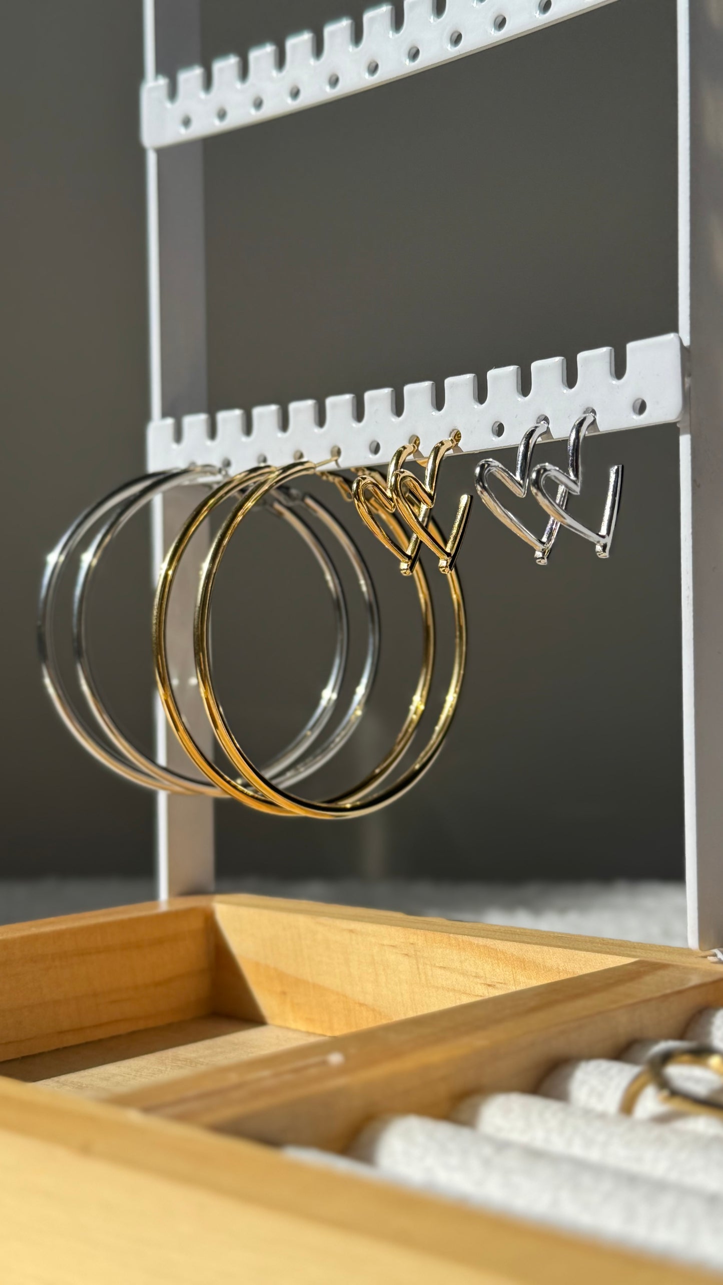 Open Heart Earring