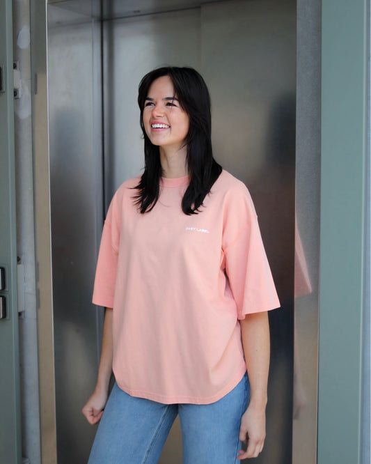 Oversized T-shirt Peach