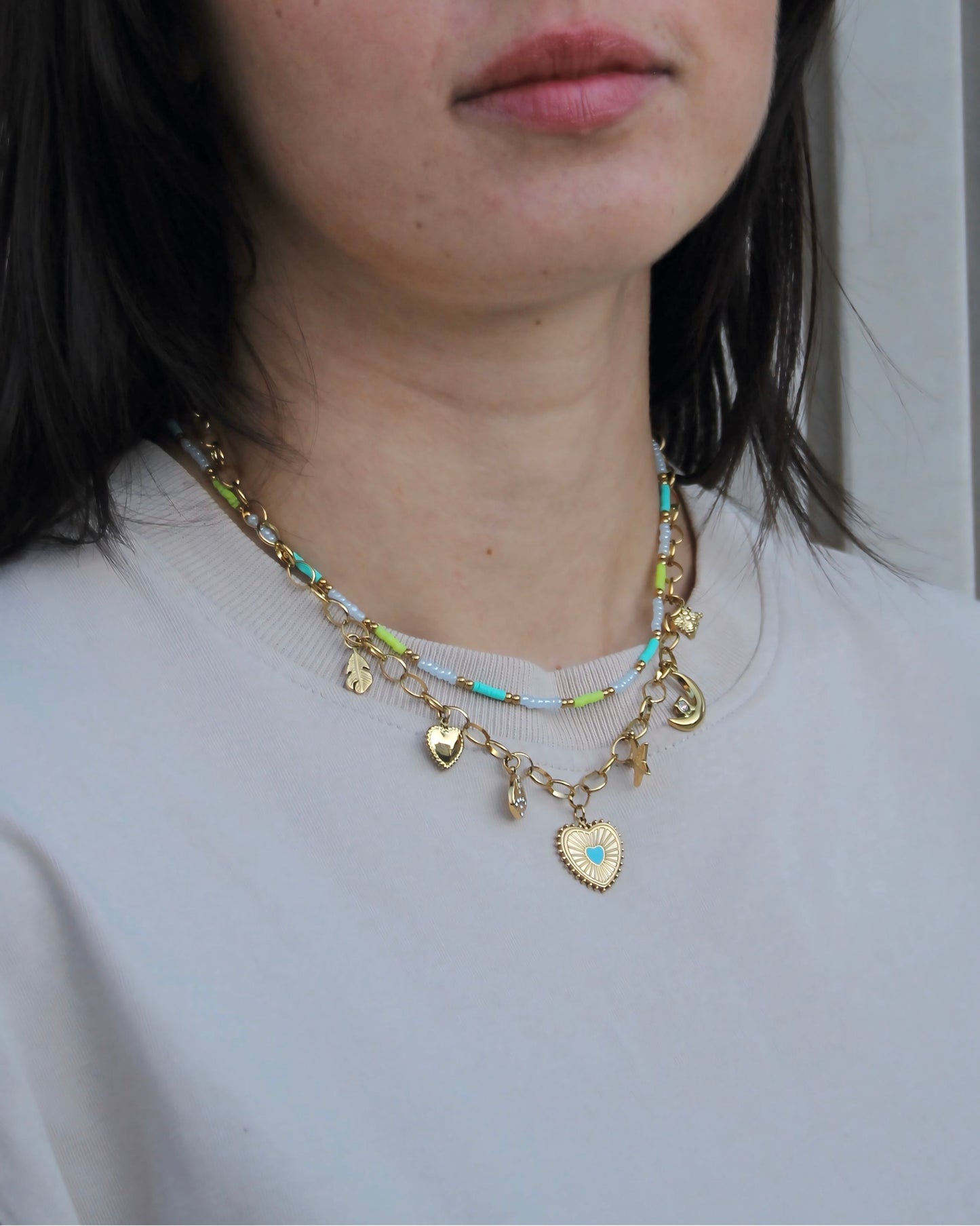 Charm Layered Necklace