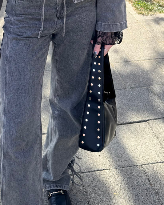 Tas Studded Zwart